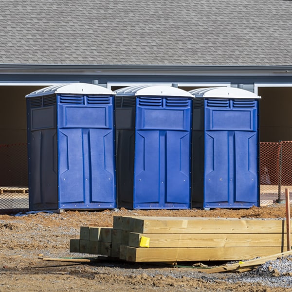 are there any restrictions on where i can place the portable toilets during my rental period in Chelan Falls Washington